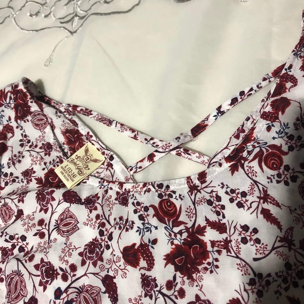 Womens peasant Top Size L (12-14) cage back - Thumbnail 4