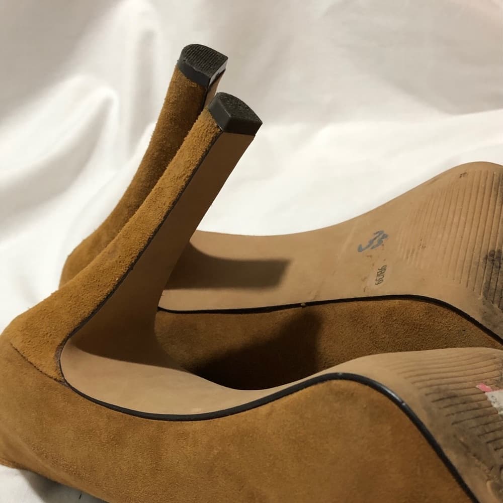 Jessica Simpson Eliseu Suede Platform Pumps - Thumbnail 5
