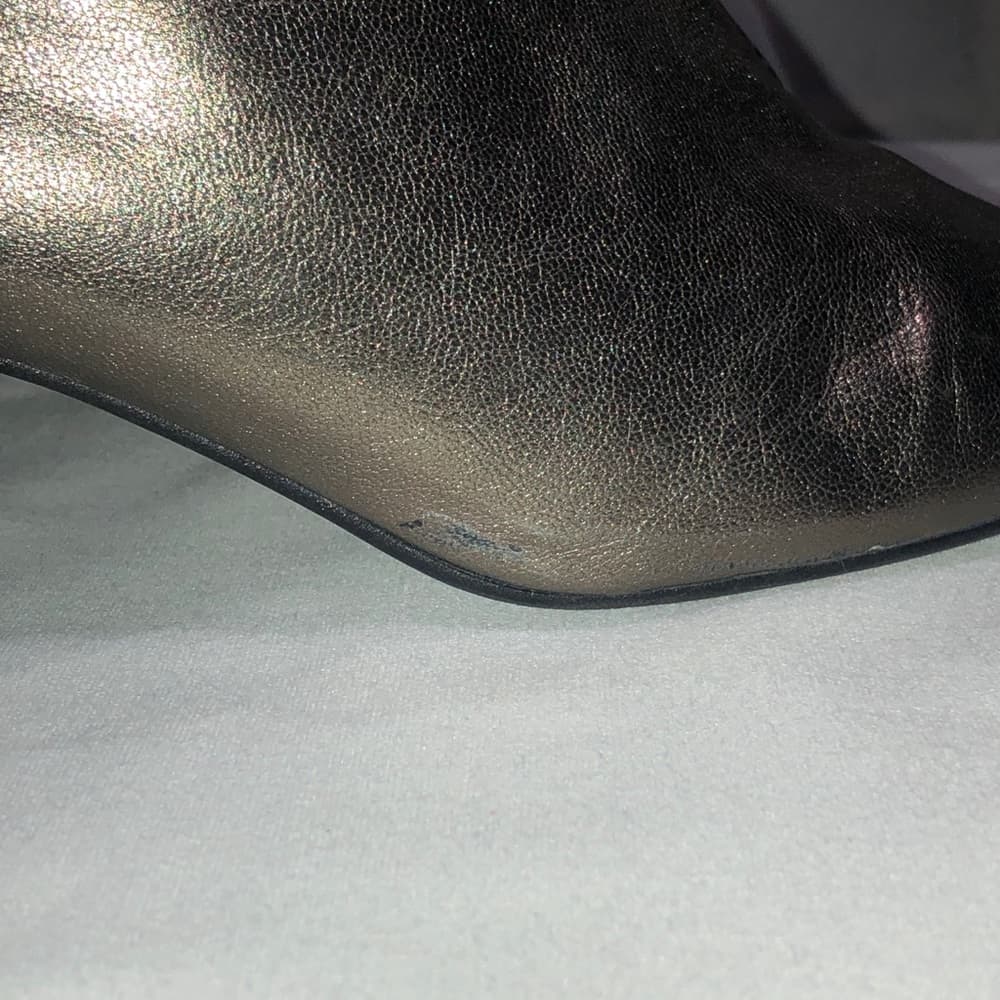 Metallic gold RENVY Booties - Thumbnail 3