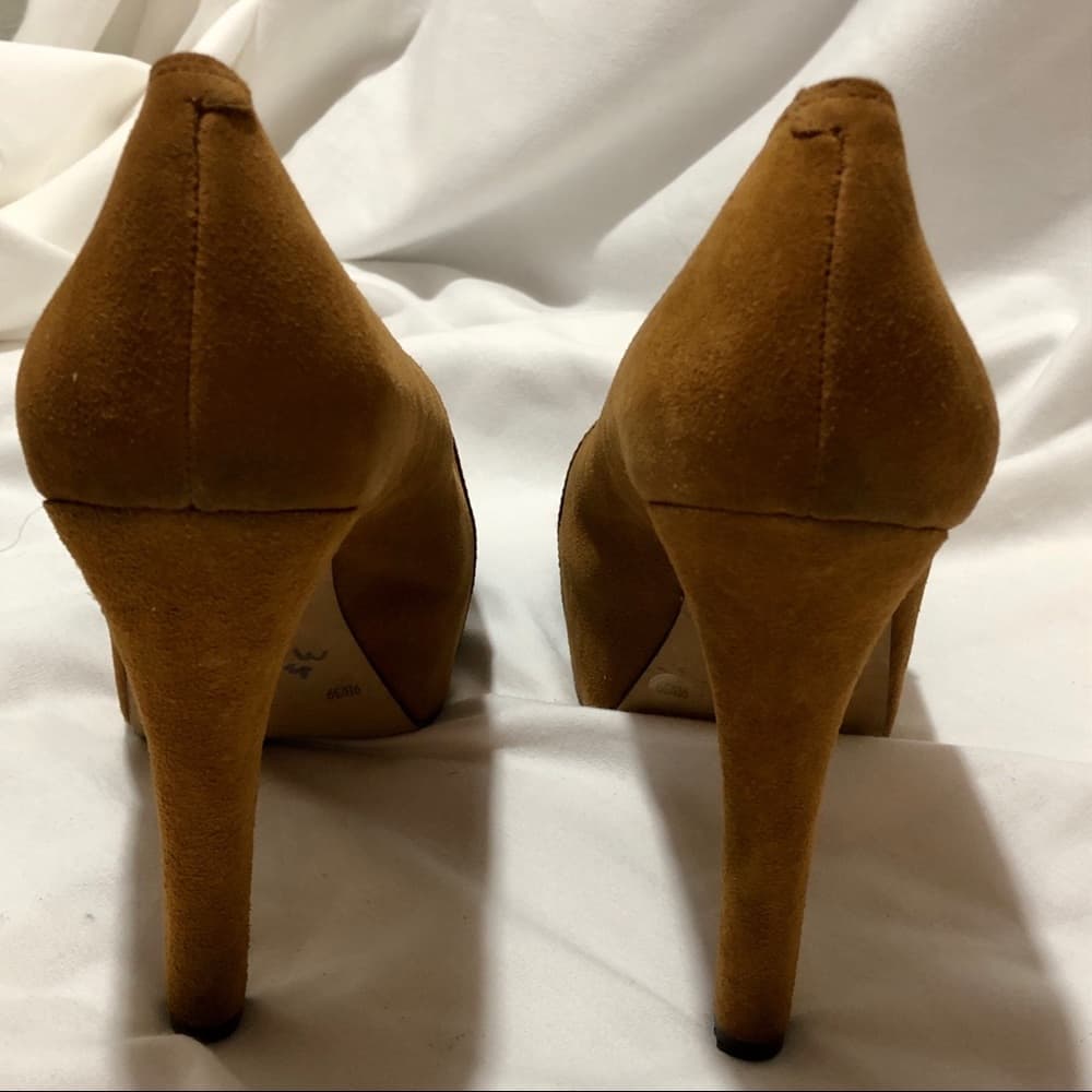 Jessica Simpson Eliseu Suede Platform Pumps - Thumbnail 4
