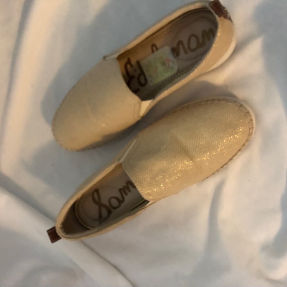 Sam Edelman “Kassie” glitter mules