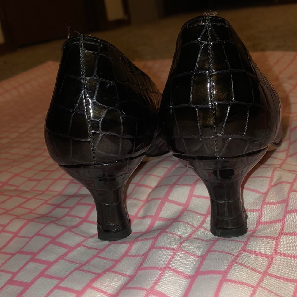 Rod Hommerson Croc-embossed 🐊 pumps/heels Size 9N - Thumbnail 4