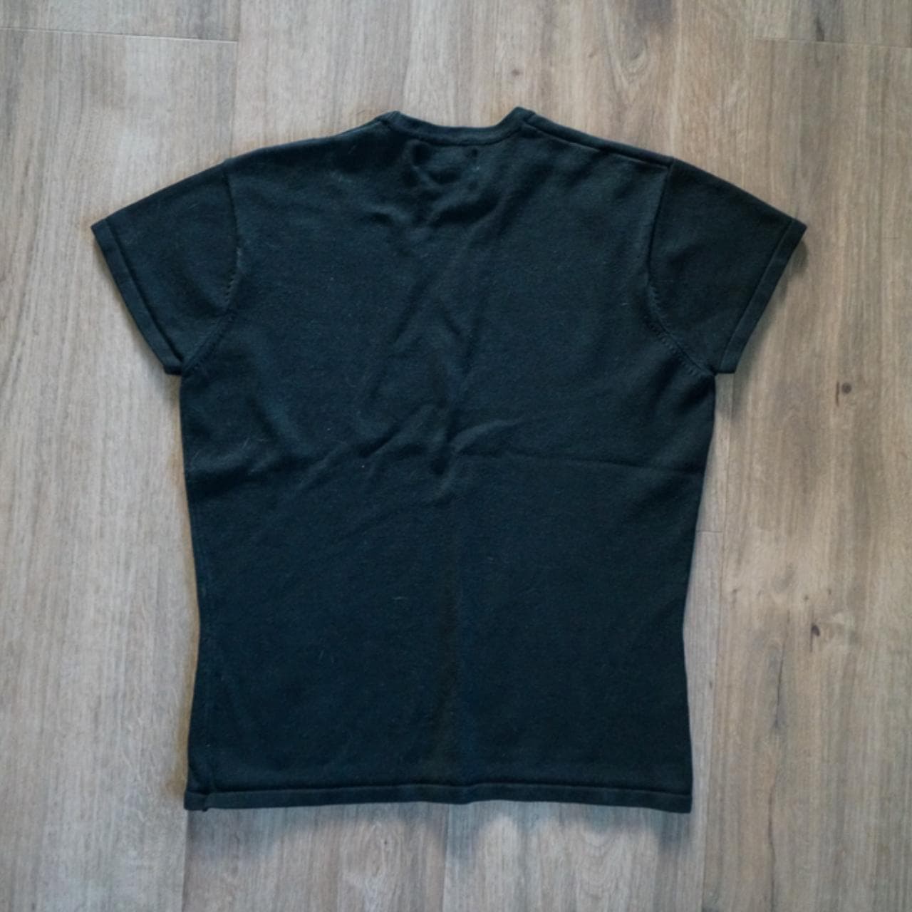 Black #BananaRepublic knit tee in Women's XS. Soft stretchy knit fabric. - Thumbnail 3