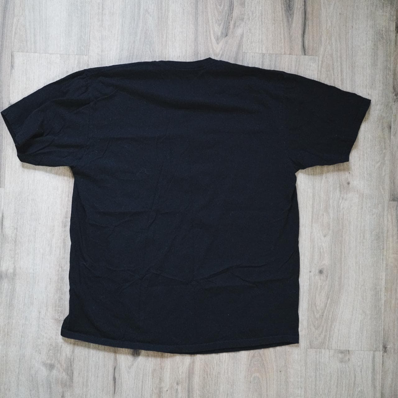 Marvel Comics, "Black Panther" #Wakanda Forever tee in black with yellow screenprint on front. Size XL. #cinema - Thumbnail 4
