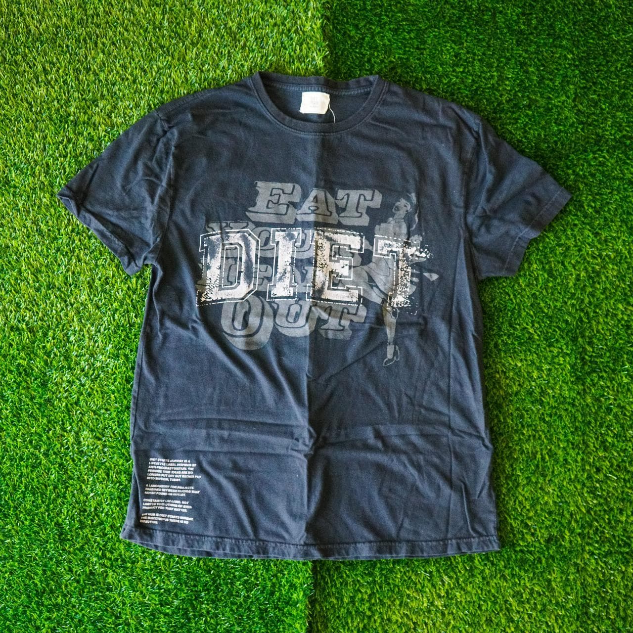 Diet Starts Monday by #JohnGeiger tee in size XL. Features graphics on front and stitched logo tag. #DietStartsMonday 🍔
