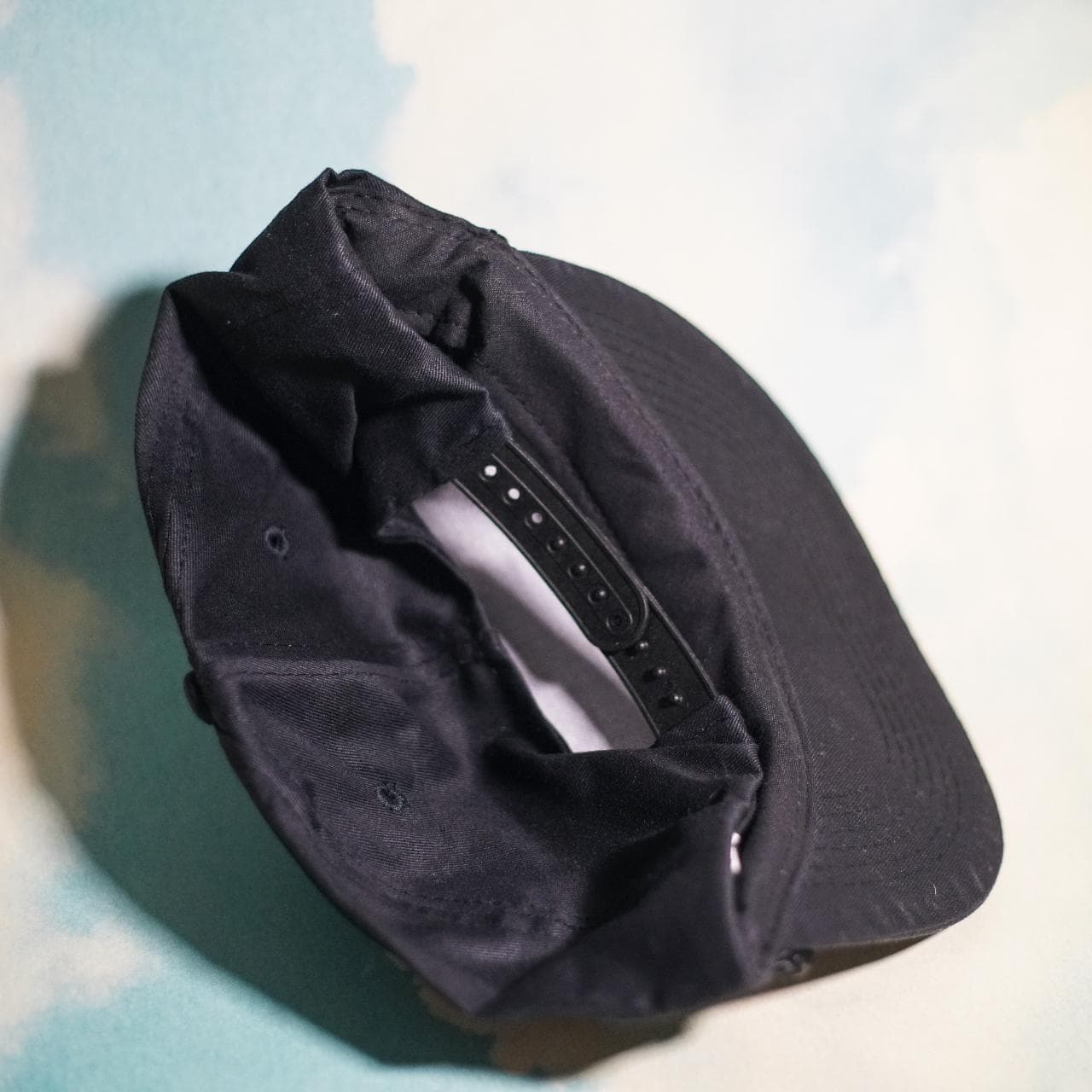 Vintage black USA - #WashingtonDC souvenir hat with a full-color patch on front 🇺🇸 Features adjustable snapback closure with soft A-frame structure. - Thumbnail 3