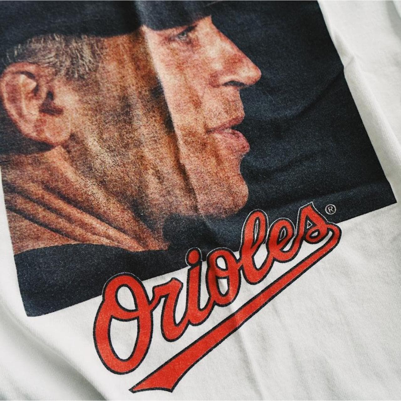 Cal Ripken #Orioles tee in white and orange with front and back graphics. #Baltimore - Thumbnail 2