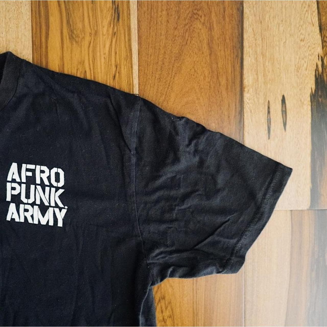 Atlanta #AfroPunk Army #festival tee in Black 🍑 Size large, graphics on the front & back. - Thumbnail 2