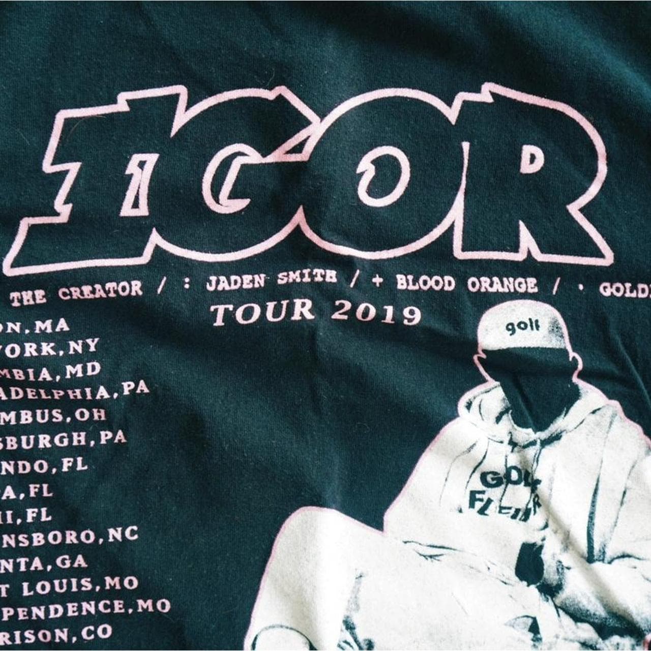 Tyler the Creator 2019 tour tee, IGOR. Black and pick with front and back graphics. Size S. - Thumbnail 3