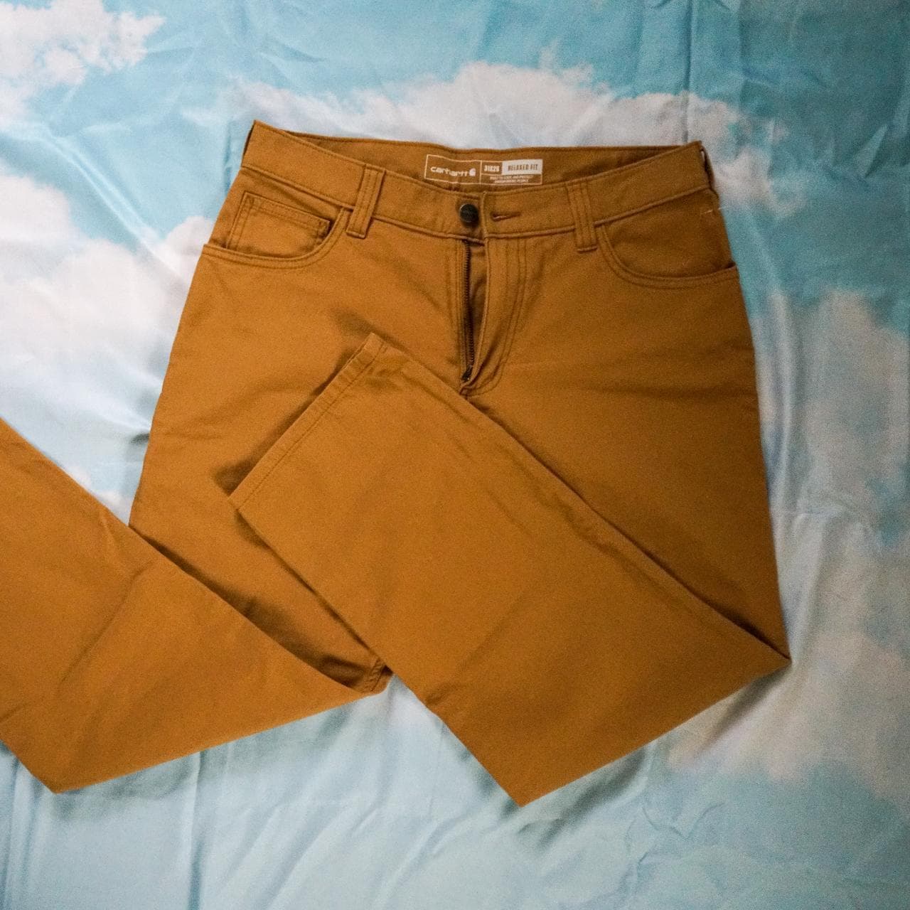 Carhartt relaxed fit work pants in tan. Size 31x29 NWT 🧃 - Thumbnail 2