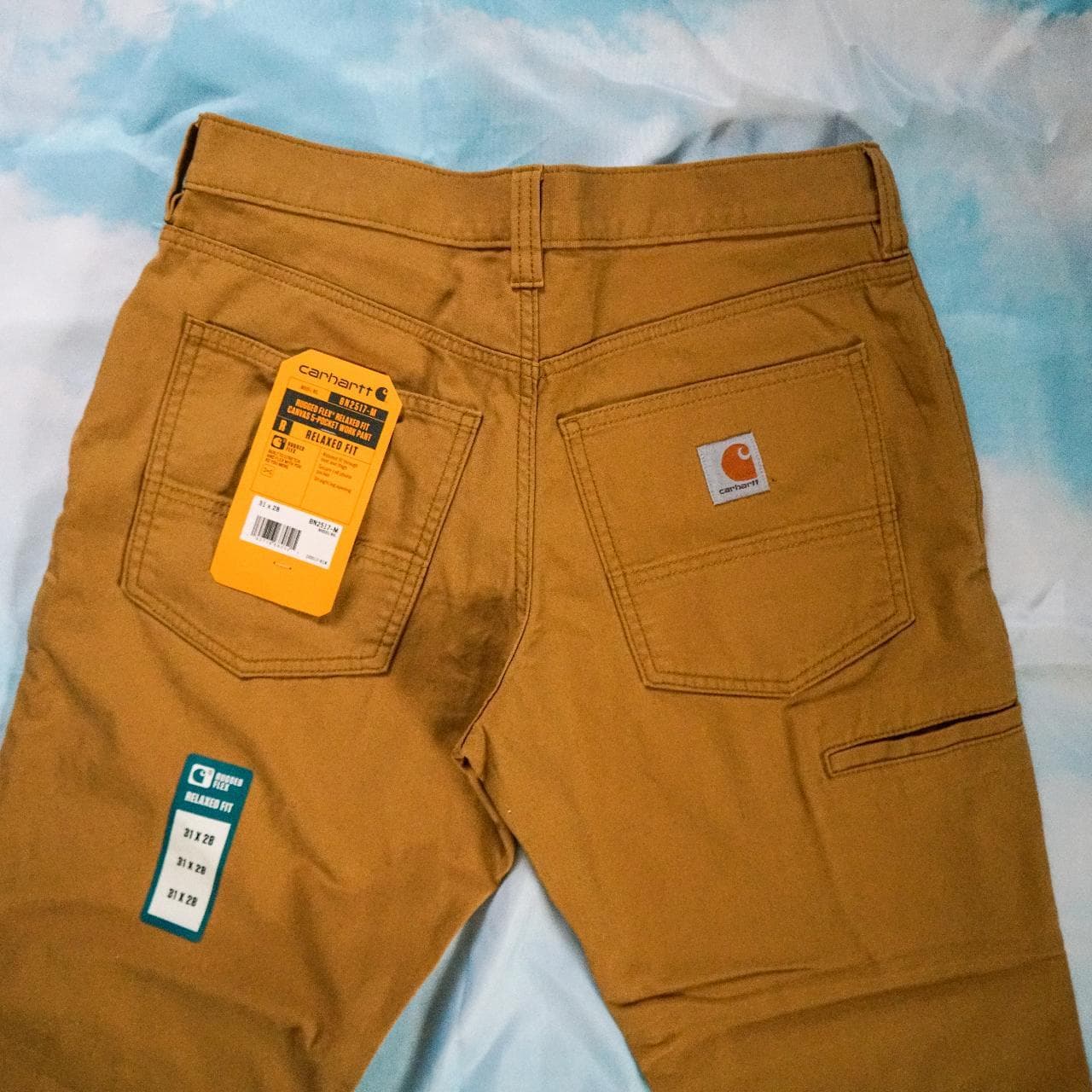 Carhartt relaxed fit work pants in tan. Size 31x29 NWT 🧃 - Thumbnail 4