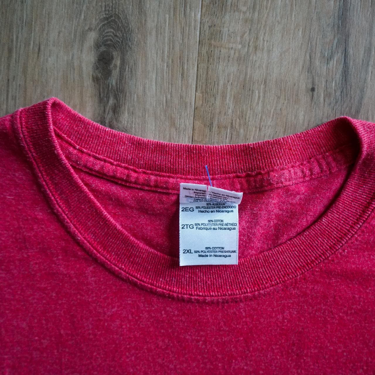 Religious "Glory Be To God" tee in heathered red 🙏 Size 2XL. - Thumbnail 3