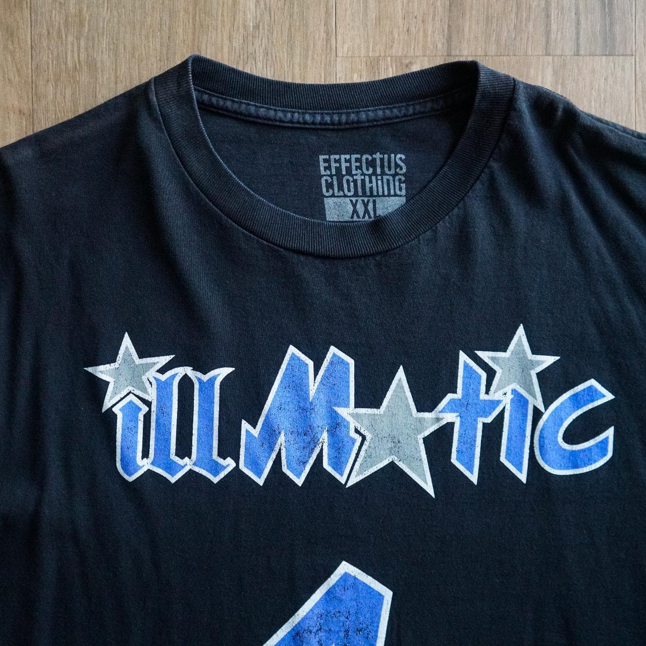 Illmatic jersey tee in the style of the Orlando Magic. Full-color graphics on front 💿 - Thumbnail 2