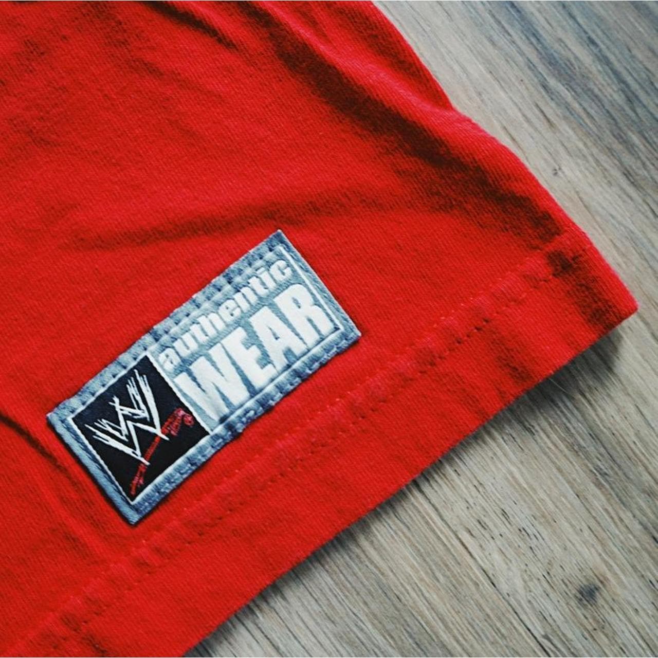 John Cena, "Never Give Up" tee. Heavyweight boxy style. Kid's large. #WWE - Thumbnail 4