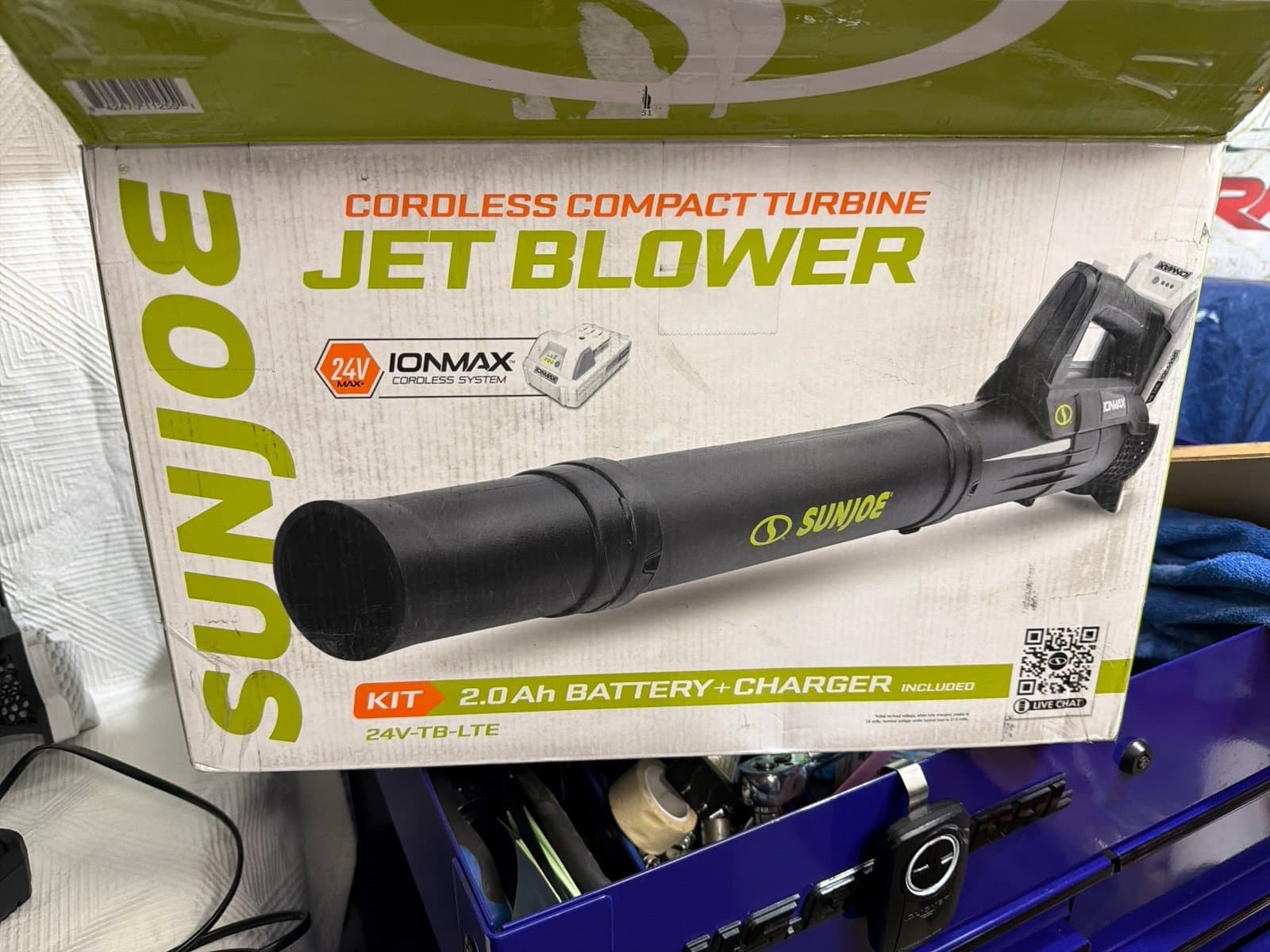 Sunjoe jet blower