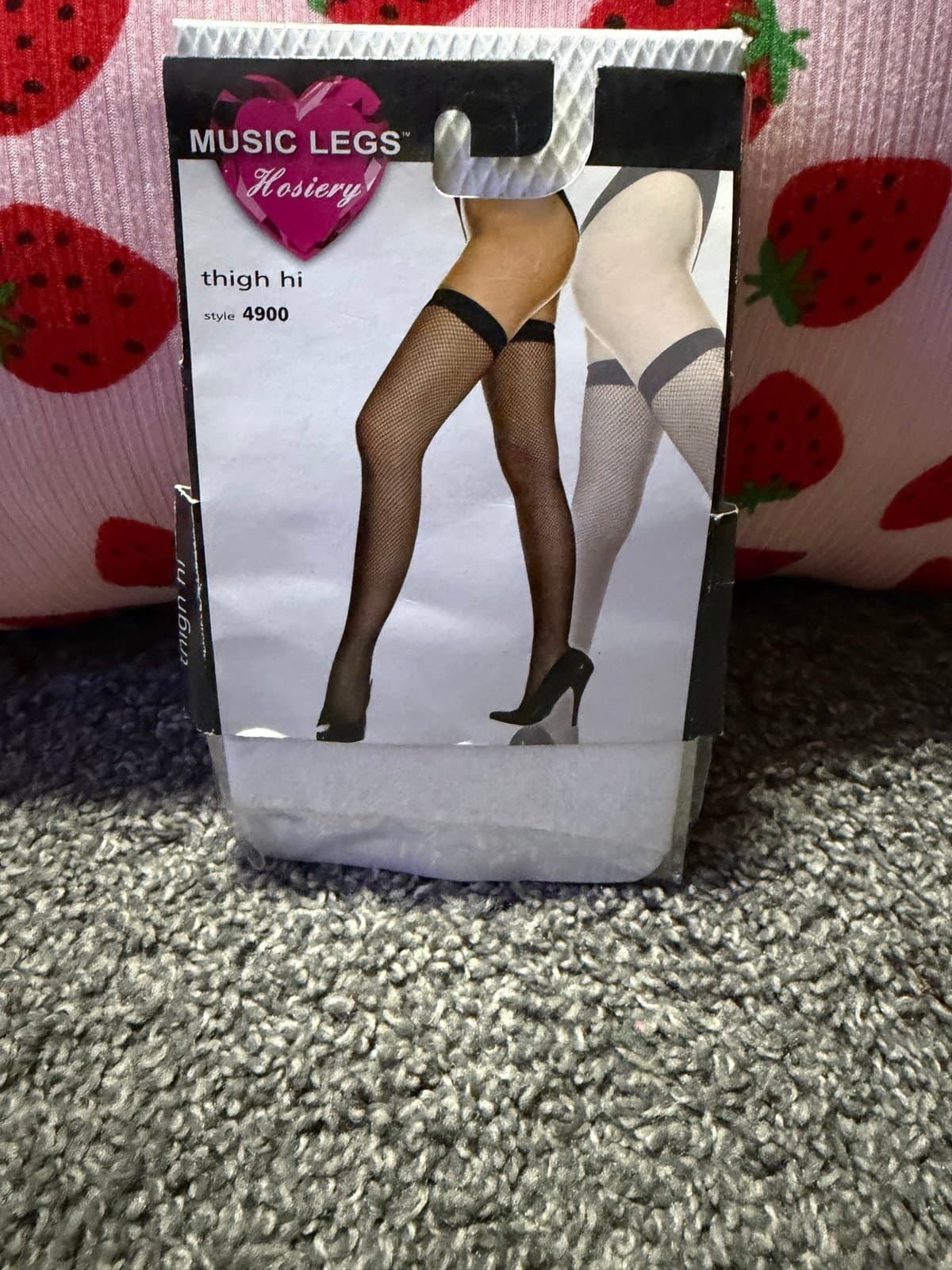 Women’s fishnet thigh highs