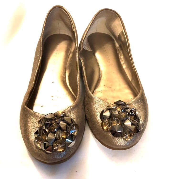 Antonio Melani jeweled flats