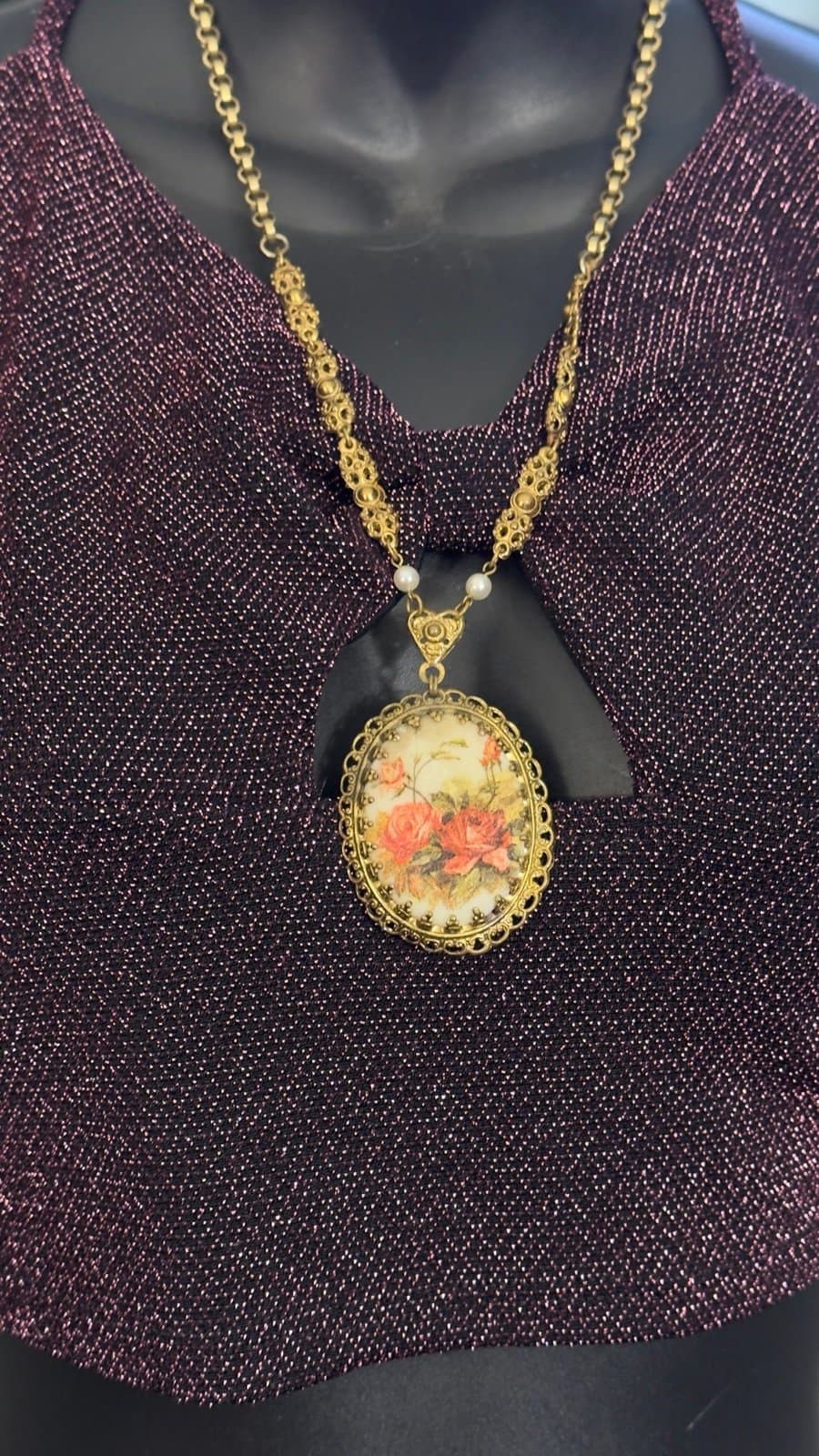 Vintage Western Germany Sugared Cameo