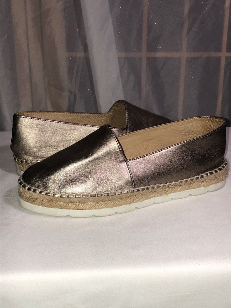 Espadrilles rose gold