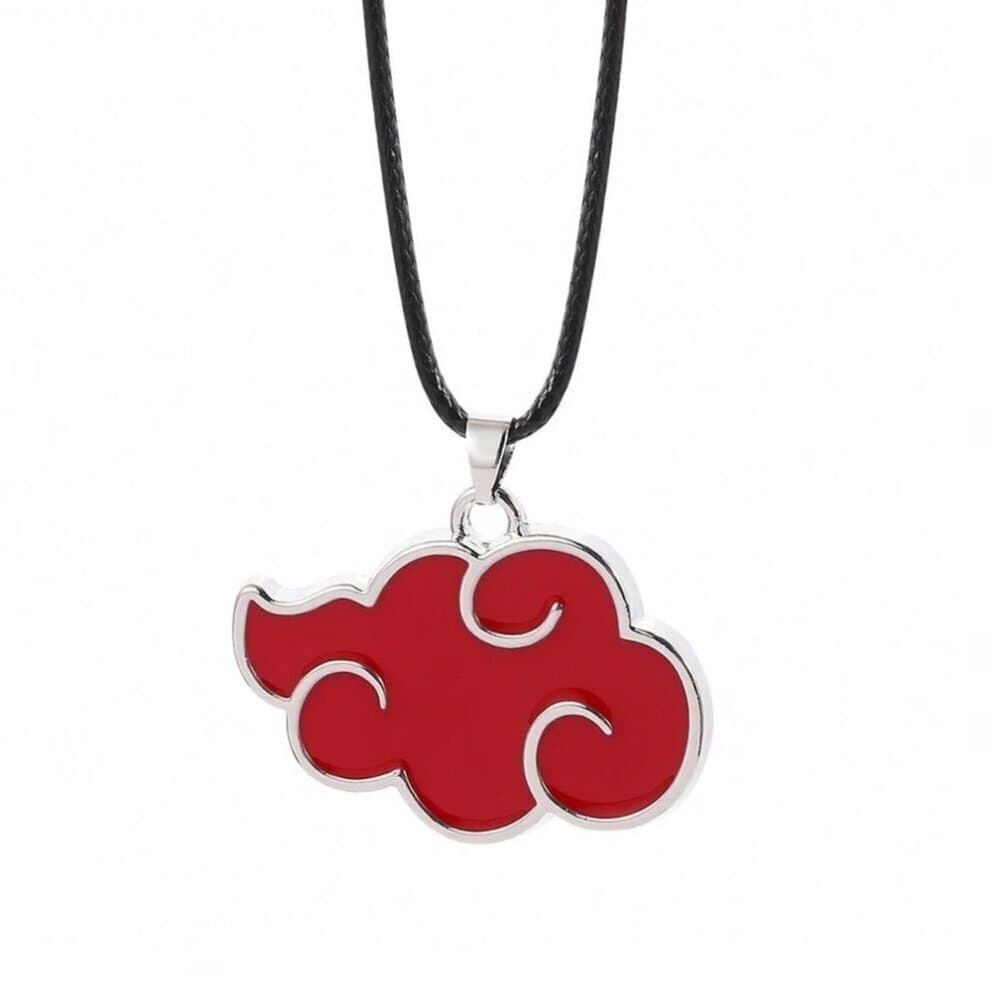 Naruto Akatsuki Red Cloud Pendant Necklace – Anime Cosplay Jewelry - Thumbnail 11