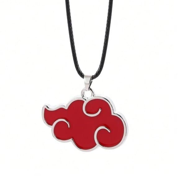 Naruto Akatsuki Red Cloud Pendant Necklace – Anime Cosplay Jewelry - Thumbnail 12