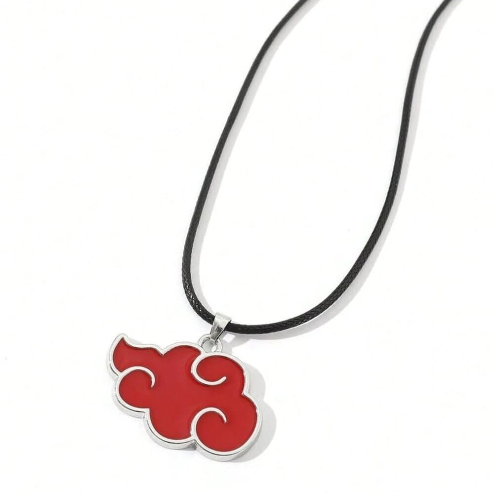 Naruto Akatsuki Red Cloud Pendant Necklace – Anime Cosplay Jewelry - Thumbnail 10