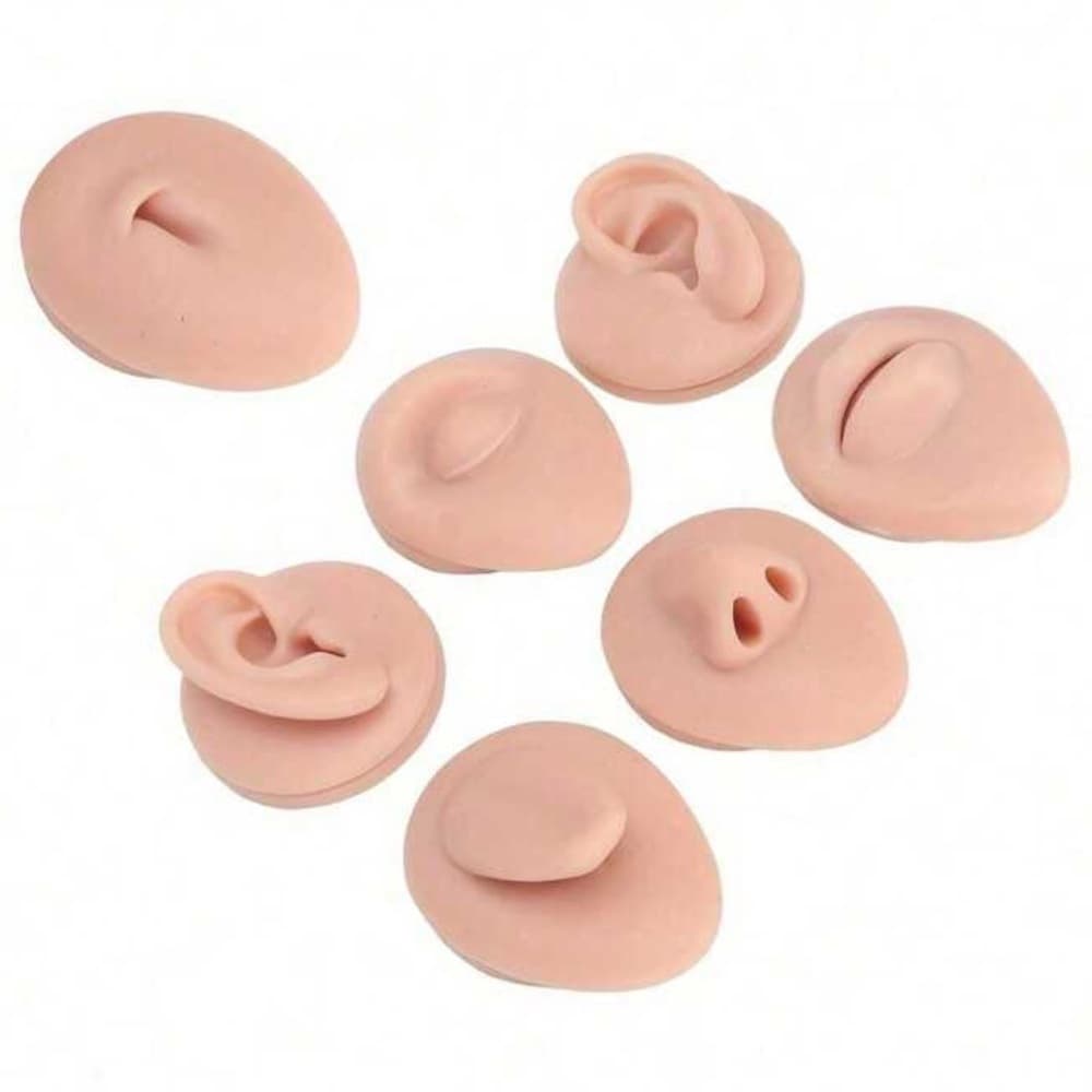Realistic Silicone Practice Face and Ears - Thumbnail 4