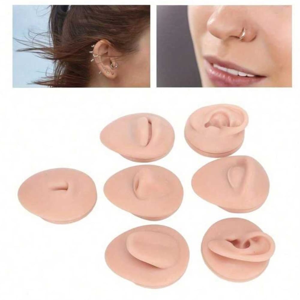 Realistic Silicone Practice Face and Ears - Thumbnail 3