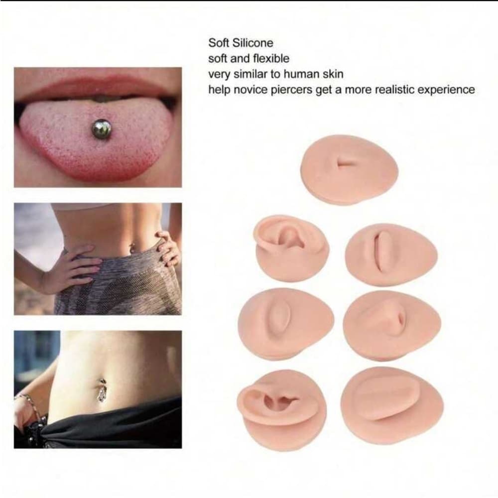 Realistic Silicone Practice Face and Ears - Thumbnail 2
