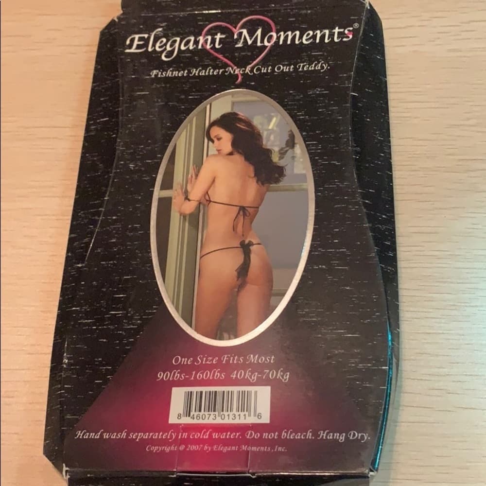 Valentine - Elegant Moments: Fishnet Halter Teddy​ - Thumbnail 3
