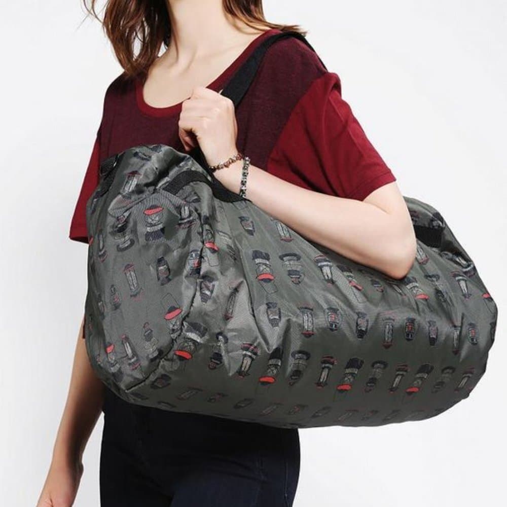 👜 BDG Printed Convertible Lantern Print Gym Duffle Bag – Unique & Travel-Friend​ - Thumbnail 3