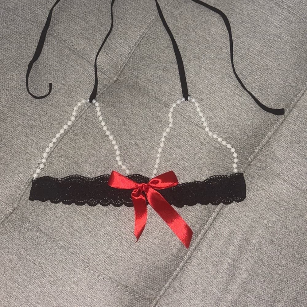 Leg Avenue faux Pearl lingerie Set​