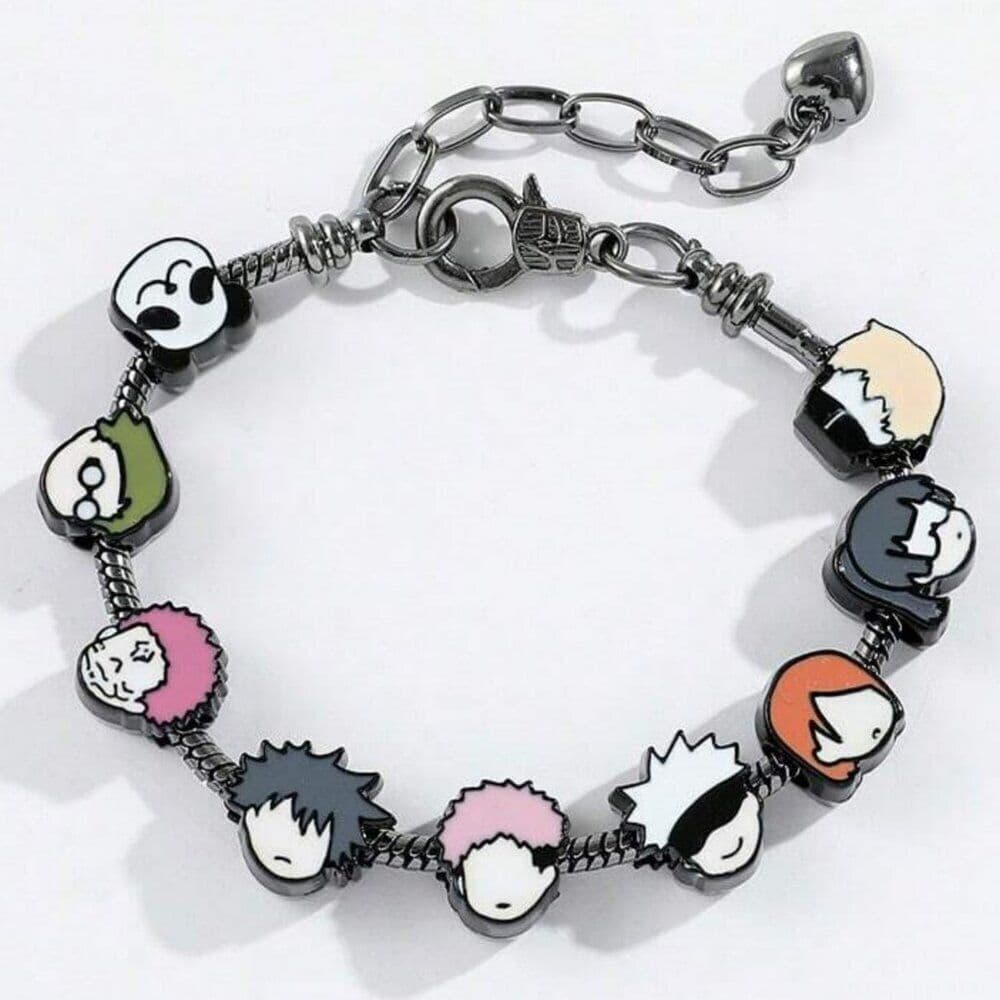 Jujutsu Kaisen Character Charm Bracelet – Anime Chibi Style Adjustable Jewelry - Thumbnail 7