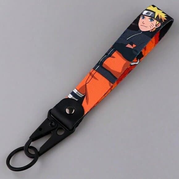 Naruto Fabric Keychain – Anime Accessory Wrist Strap for Keys or Bags - Thumbnail 2