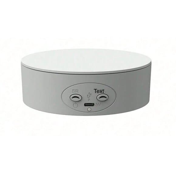 White 5.1inch/13cm Electric Turntable For 360 Degree Photography - Thumbnail 8