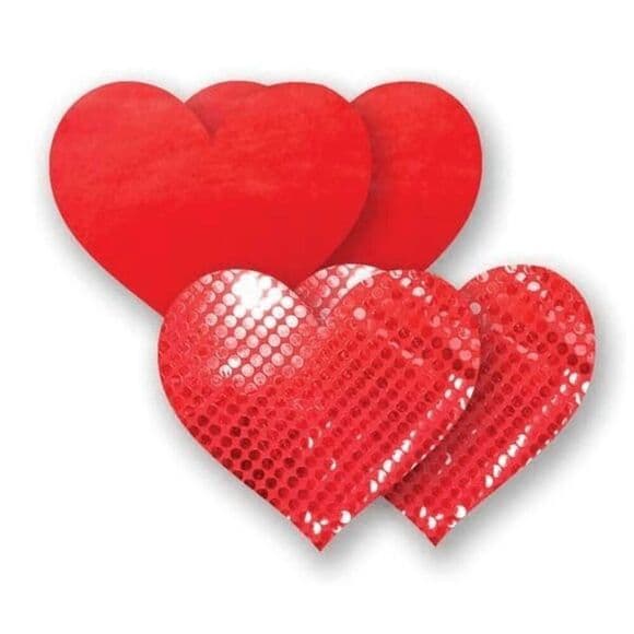 Bristols Six: Nippies Moulin Heart – Red Sequin & Velvet – Size C - Thumbnail 8