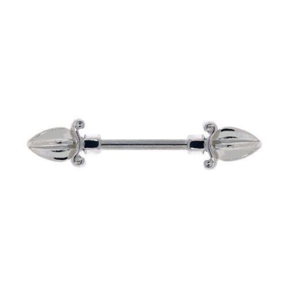 Spear Tip Nipple Barbell 14G 1/2” Surgical Steel Body Piercing Jewelry