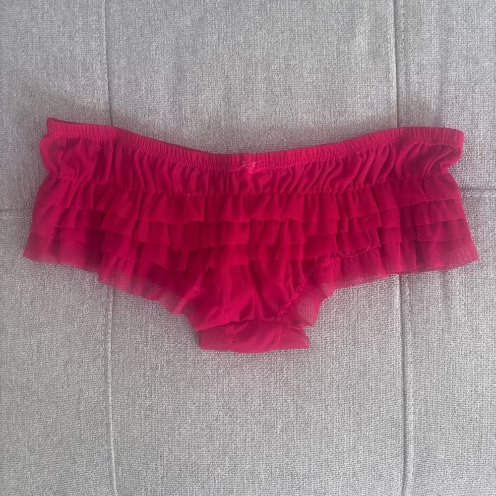 Daisy Corsets Sexy Red Sequin Devil 4PC Costume - Size Small - Thumbnail 10