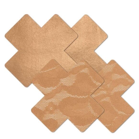 Bristols Six: Nippies® Cross-Shaped Disposable Nipple Cover Set – Caramel - Thumbnail 8