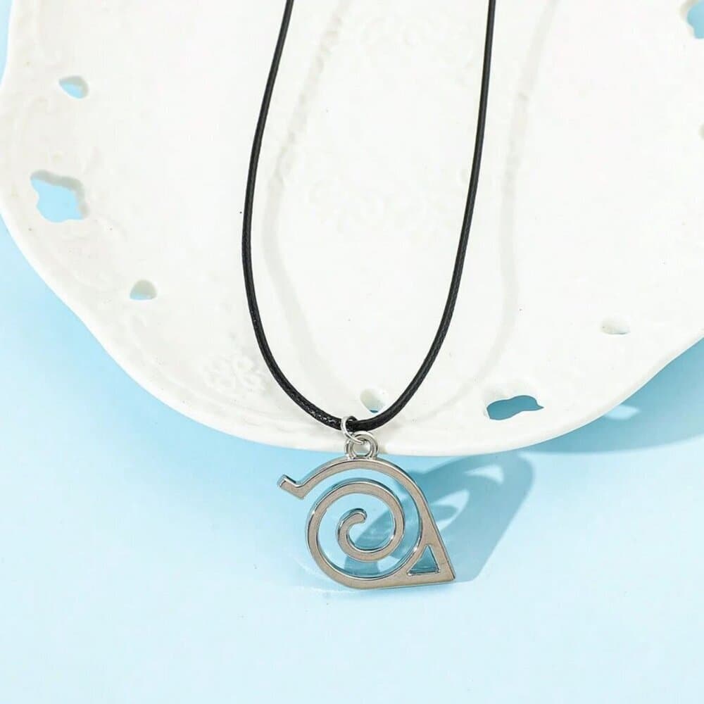 Naruto Konoha Logo Pendant Necklace - Hidden Leaf Village Pendant