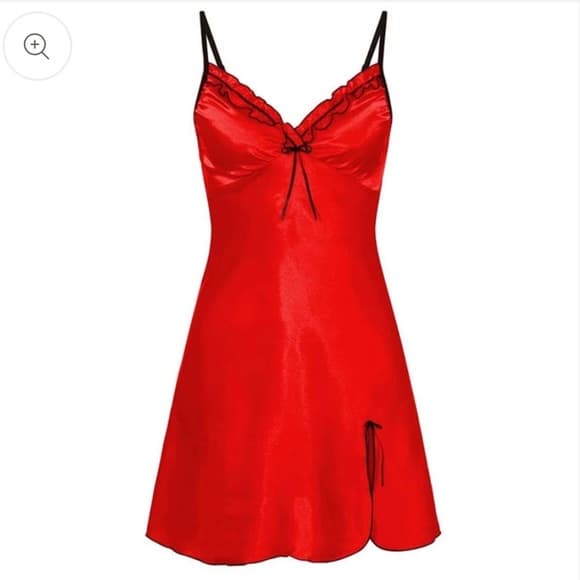 Cupids Kiss Red Nightgown - Thumbnail 3