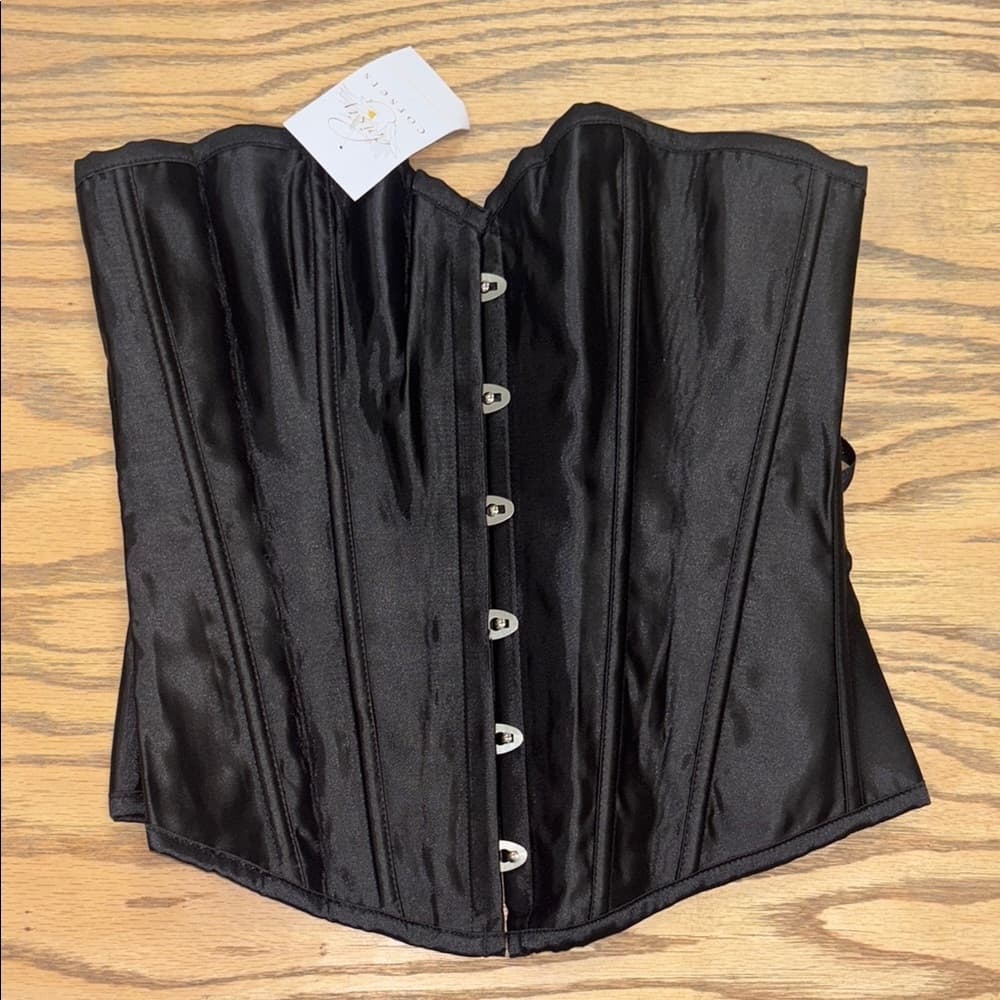 Daisy Corsets Black Lace-Up Corset - Thumbnail 3