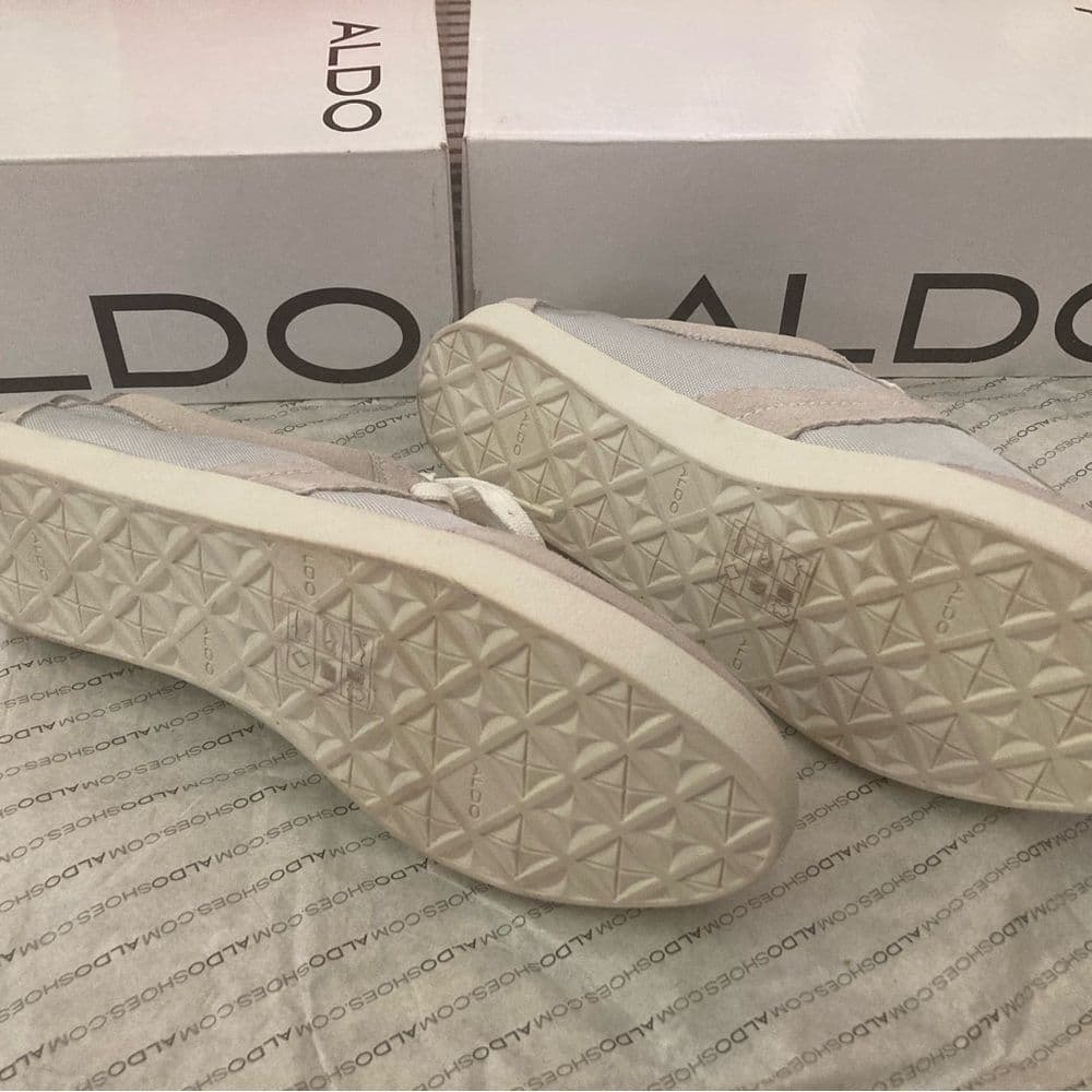 ALDO Ice Grey Lace-Up Sneakers – Women’s EU 40 / US 9 | Brand New in Box - Thumbnail 3