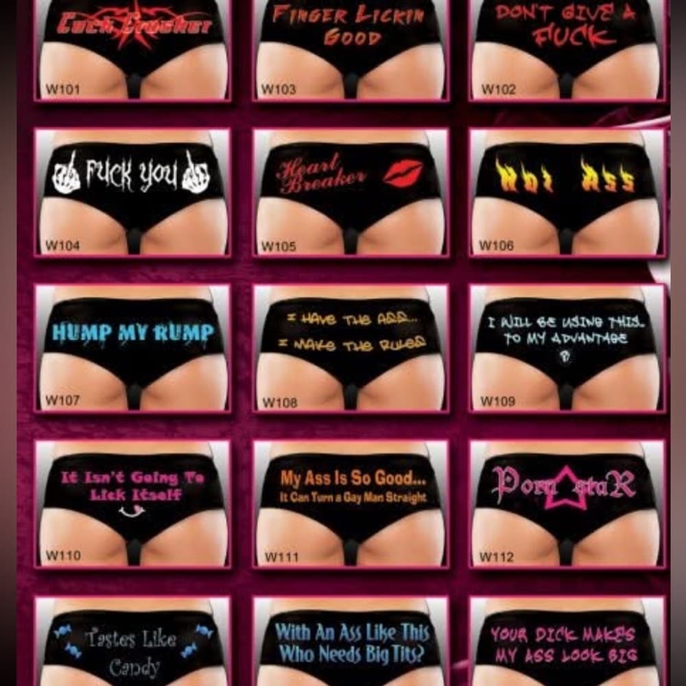 Magic Silk Wise Cracks Funny Saying Black Boyshorts – Multiple Styles - Thumbnail 14