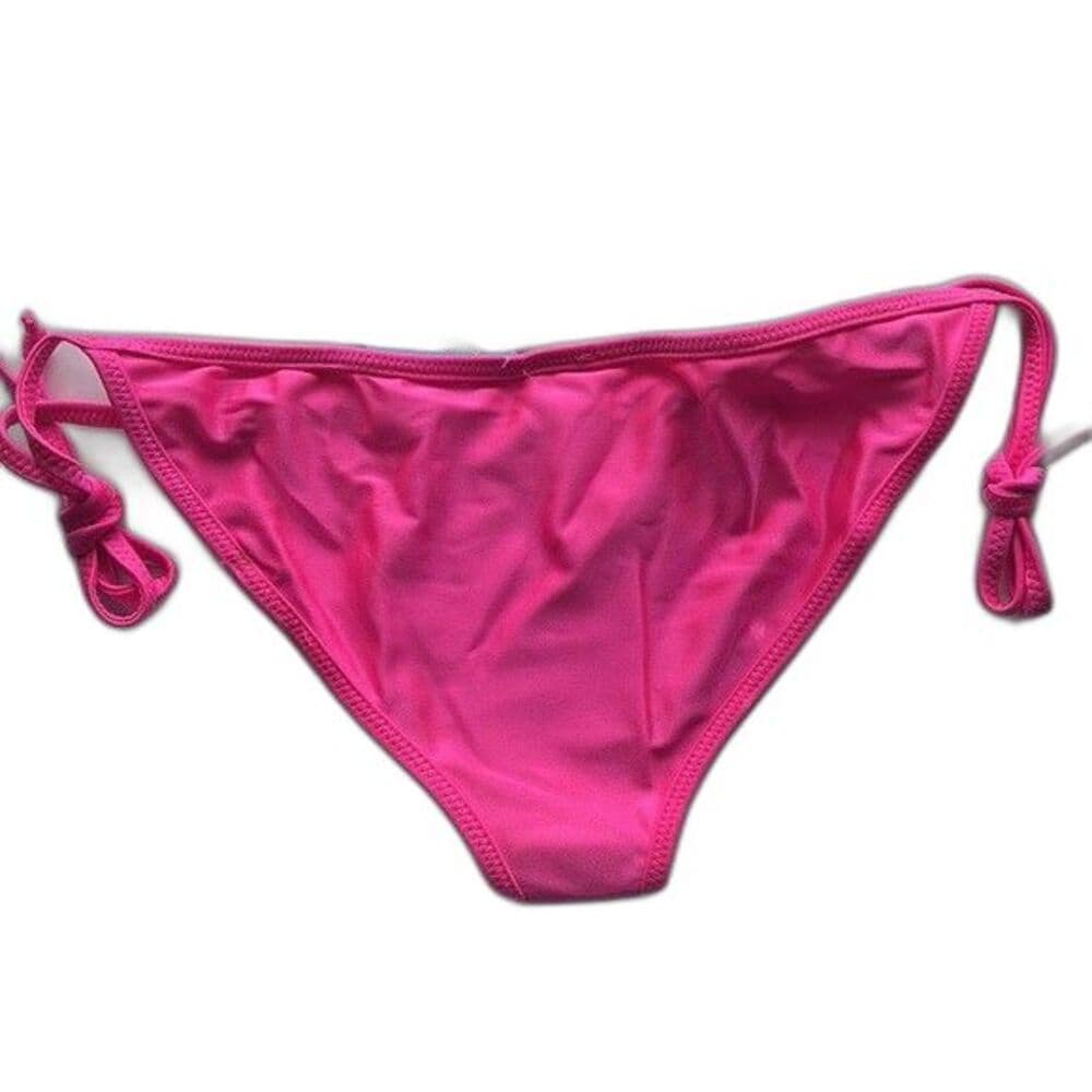 Skinny Dip Leg Avenue Bejeweled Hot Pink Halter Bikini Set Size Medium - Thumbnail 3