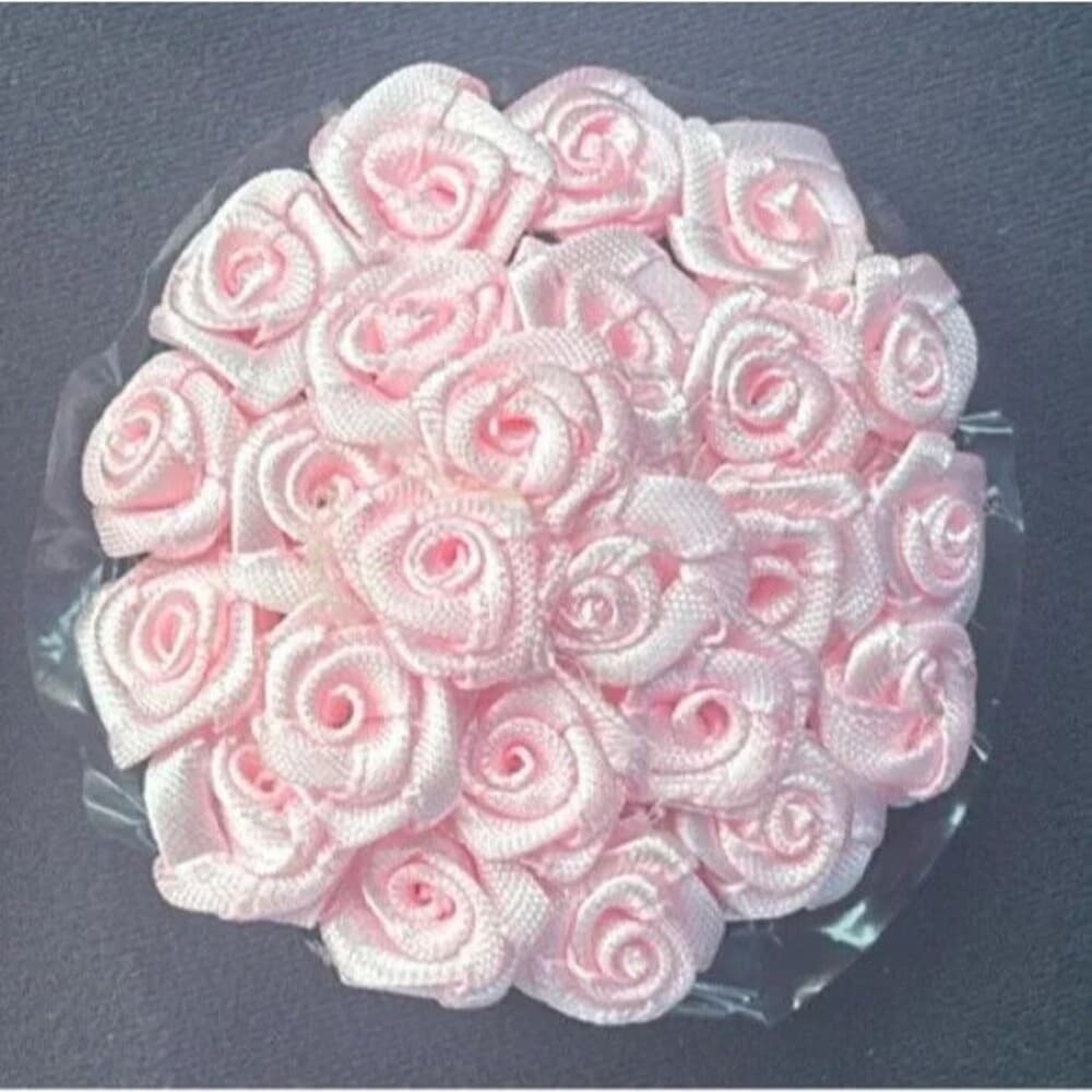 Handmade Baby Pink Rose Pasties – Self-Adhesive Floral Nipple Covers