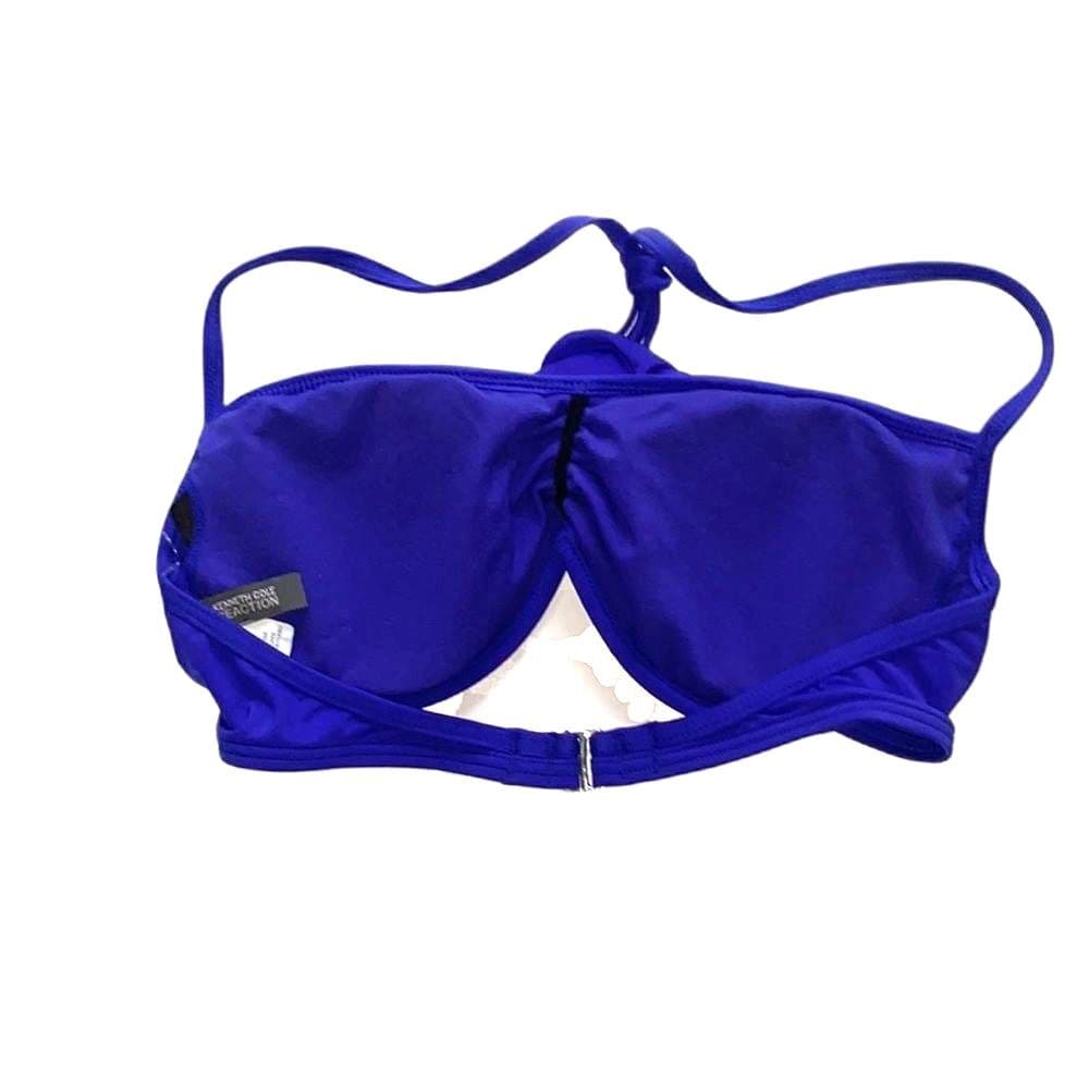 Kenneth Cole Purple Ruffle Bikini Top - Size M​edium - Thumbnail 6