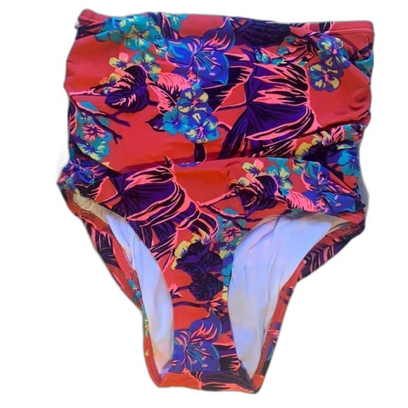 Urban Outfitters Ruched High-Waisted Bikini Bottom​ Size Small NWT - Thumbnail 6