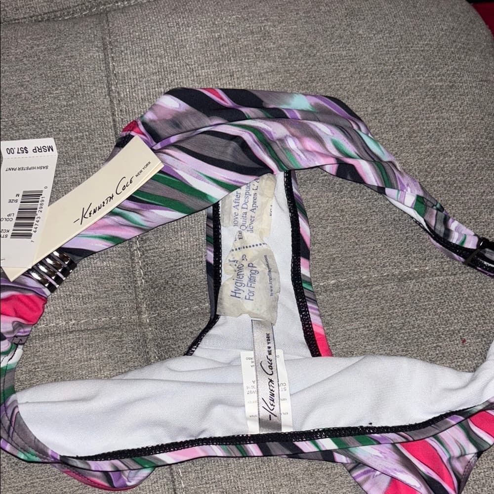 Kenneth Cole New York Sash Hipster Bikini - Size Medium - Thumbnail 2