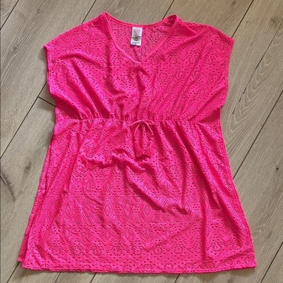 Wonder Nation Pink Kids Swim Coverup - Thumbnail 2